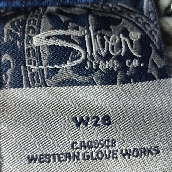 Silver Jeans Tuesday Crop denim blue women's size W28 - Picture 7 of 16